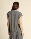 Camicia  jacquard in viscosa
