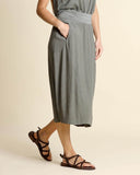 Gonna jacquard in viscosa