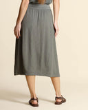 Gonna jacquard in viscosa