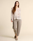 Camicia in georgette di viscosa stampata