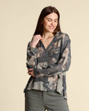 Camicia in georgette di viscosa
