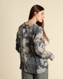 Camicia in georgette di viscosa