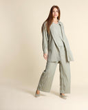 Pantaloni in misto seta