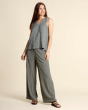 Top in misto seta