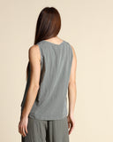 Top in misto seta