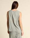 Top in misto seta
