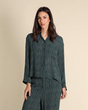 Camicia in viscosa stampata