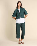 Giacca kimono goffrata jacquard