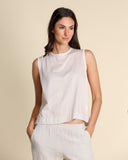 Top in jersey di cotone