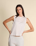 Top in jersey di cotone