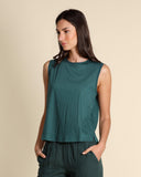 Top in jersey di cotone