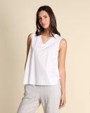 Top in jersey di cotone