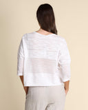 Maglia jacquard in cotone