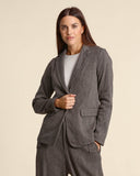 Giacca in cotone, lino e lana