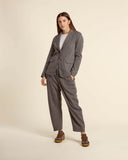 Giacca in cotone, lino e lana