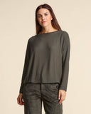 Maglia in jersey di modal e cashmere