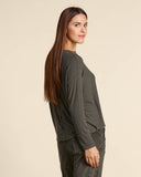 Maglia in jersey di modal e cashmere