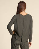 Maglia in jersey di modal e cashmere