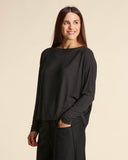Maglia in jersey di modal e cashmere