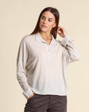 Polo in jersey di lana