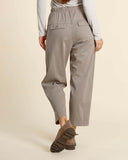 Pantaloni comfort fit in tencel, modal e cotone