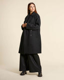 Cappotto in maglia di lana cotta