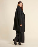 Cappotto in maglia di lana cotta