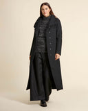 Cappotto in maglia di lana cotta