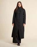 Cappotto in maglia di lana cotta
