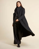 Cappotto in maglia di lana cotta
