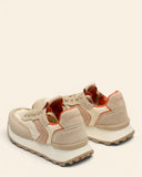 Sneakers in camoscio e tessuto