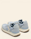 Sneakers in camoscio e tessuto