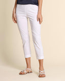 Pantaloni slim in popeline di misto cotone