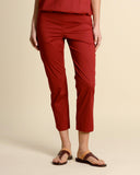 Slim poplin trousers
