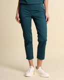 Slim poplin trousers