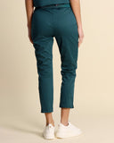 Slim poplin trousers