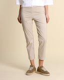 Slim poplin trousers
