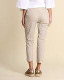 Pantaloni slim in popeline