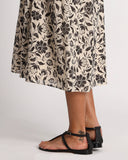 Sandales plates en cuir