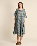 Abito in lino e viscosa