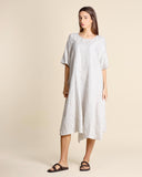 Abito in lino e viscosa