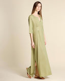 Robe longue en jersey