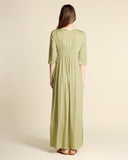 Robe longue en jersey