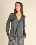 Blusa con volant