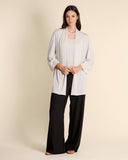 Coordinato in misto viscosa con lurex