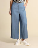 Hosen aus Viskose und Leinen