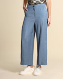 Hosen aus Viskose und Leinen