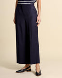 Pantaloni in viscosa e lino