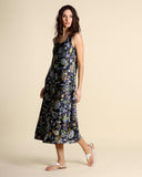 Abito lungo in twill