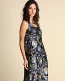 Abito lungo in twill